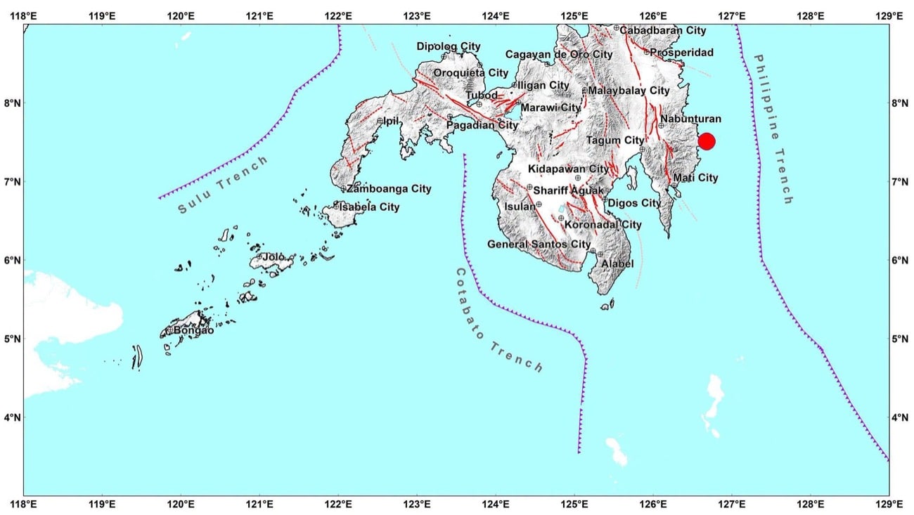 5.6 earthquake hits Baganga, Davao Oriental