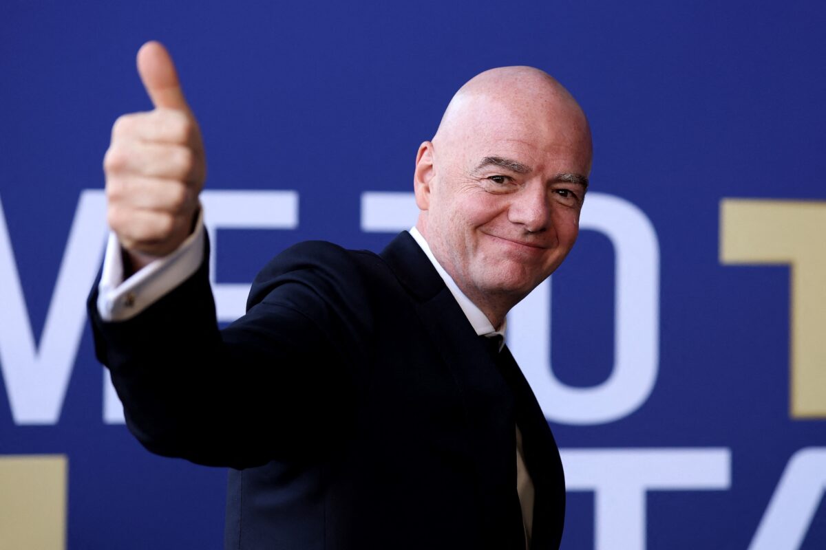 Fifa president Gianni Infantino