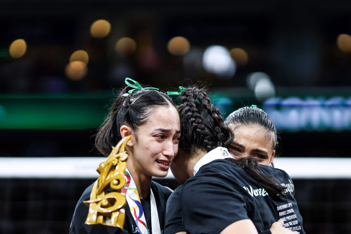 Amie Provido, Angel Canino, Shevana Laput La Salle UAAP Finals