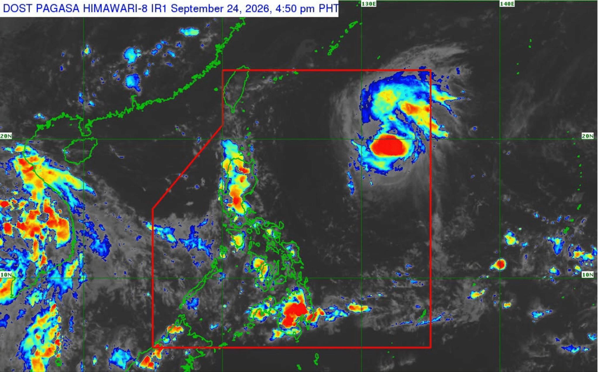 Queenie maintains strength over PH sea east of extreme northern Luzon