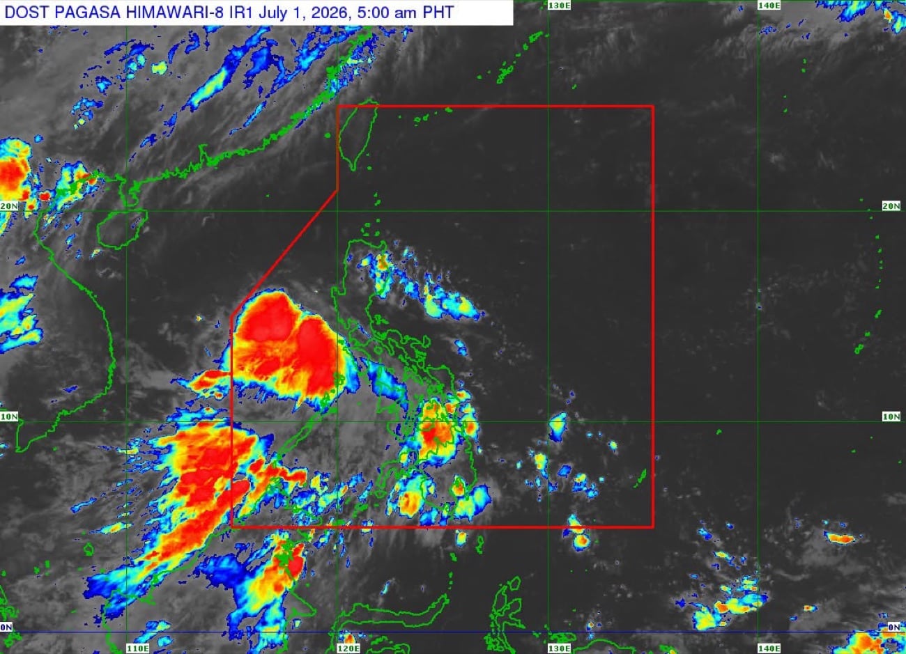 Heavy rainfall forecast over 3 provinces due to Henry, habagat