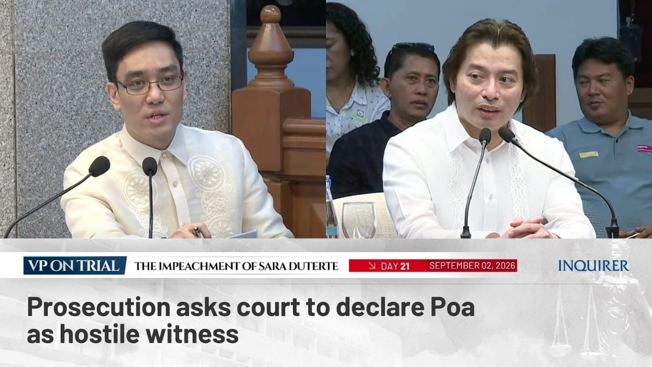 WATCH: Prosecution asks court to declare Poa as hostile witness