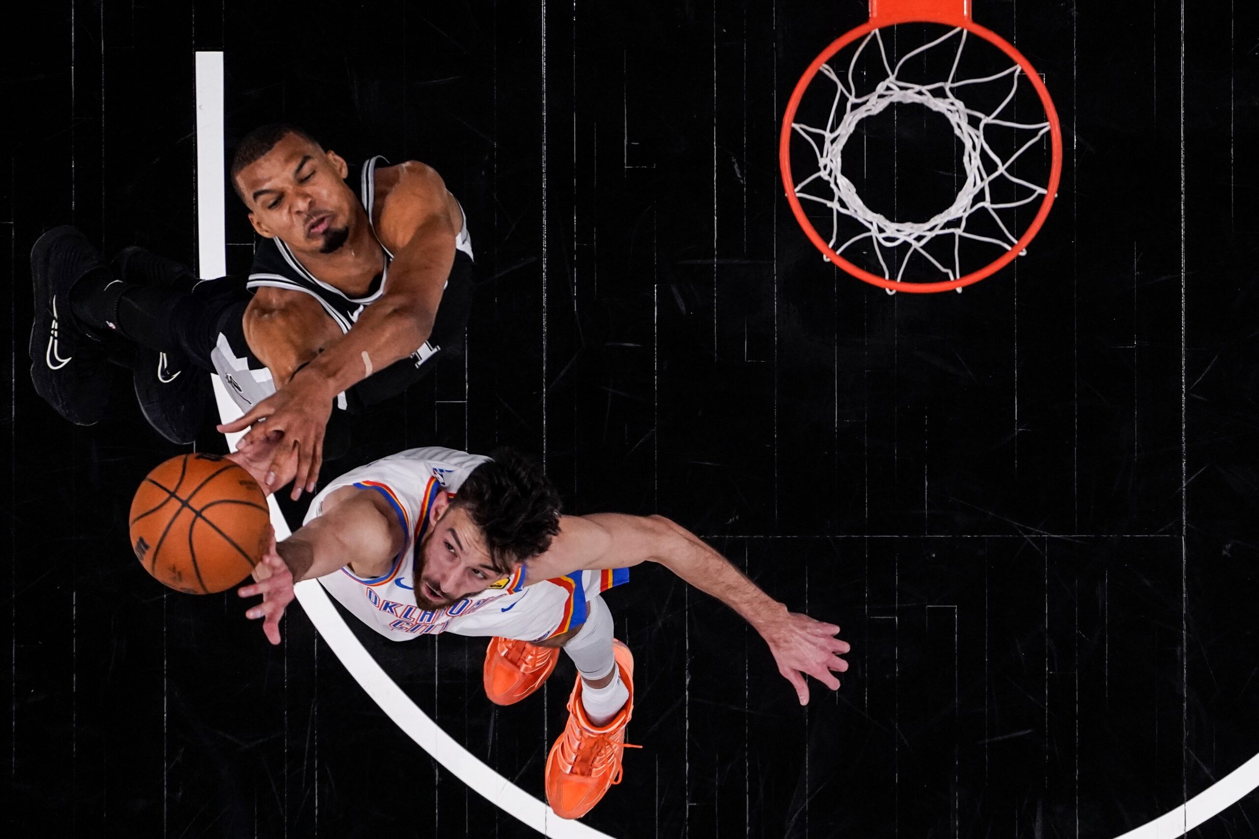 Oklahoma City Thunder vs San Antonio Spurs Game 6 of the NBA Playoffs Western Conference Finals Victor Wembanyama