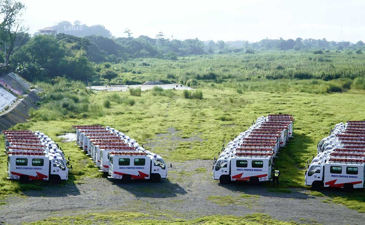 Laoag boosts barangay emergency response with new vehicles