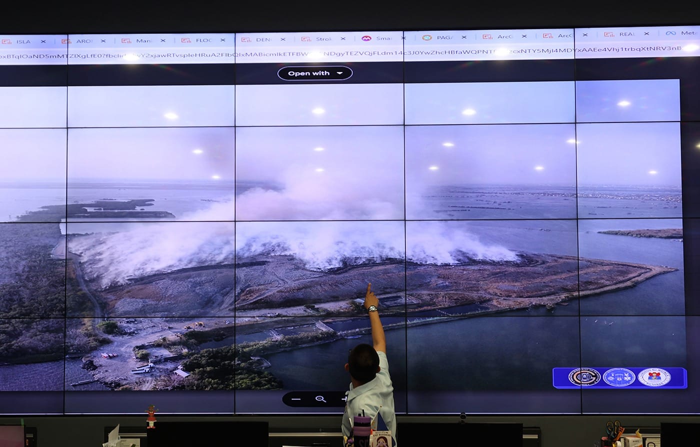 Metro Manila air quality ‘still not normal’ due to Navotas landfill fire — PhilSA