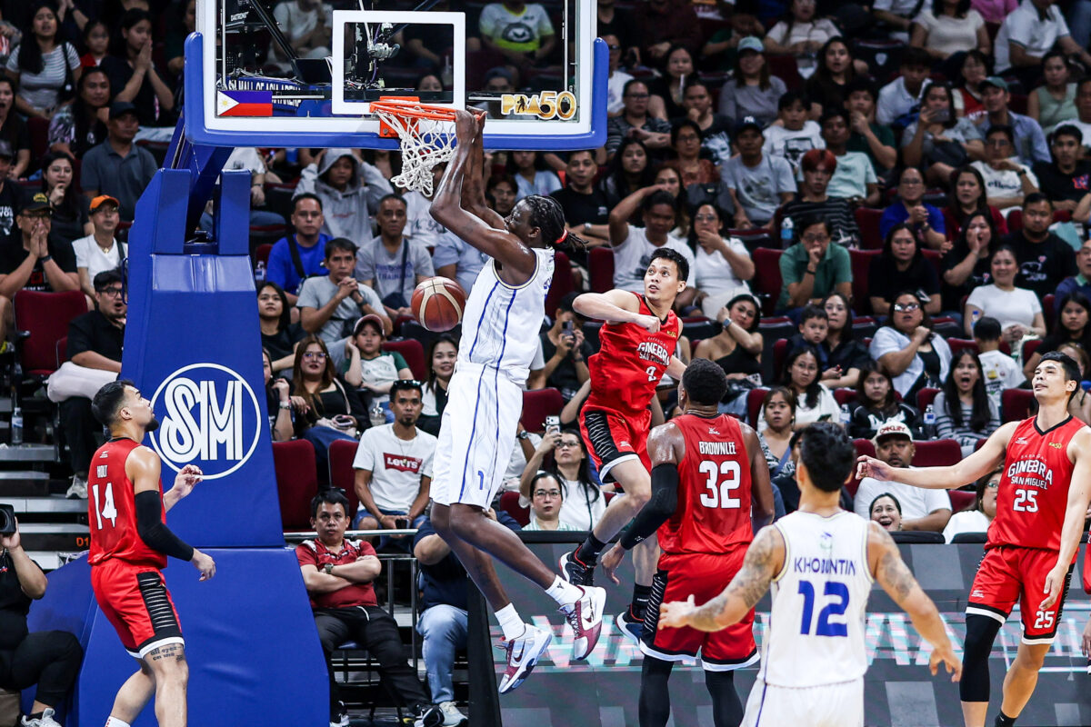 Bol Bol TNT vs Ginebra PBA
