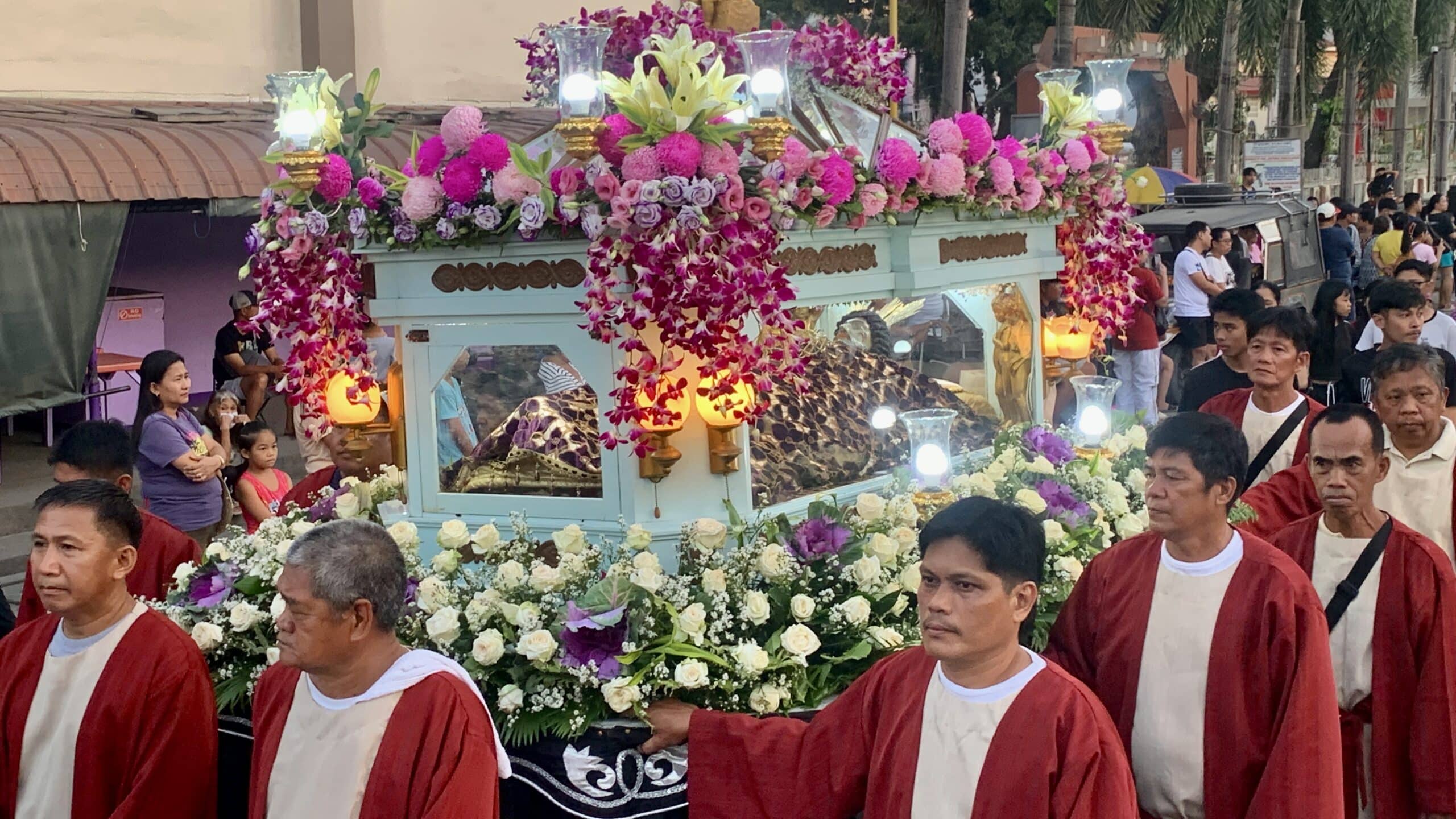 Good Friday in Zambales: Life-sized religious images fill the streets