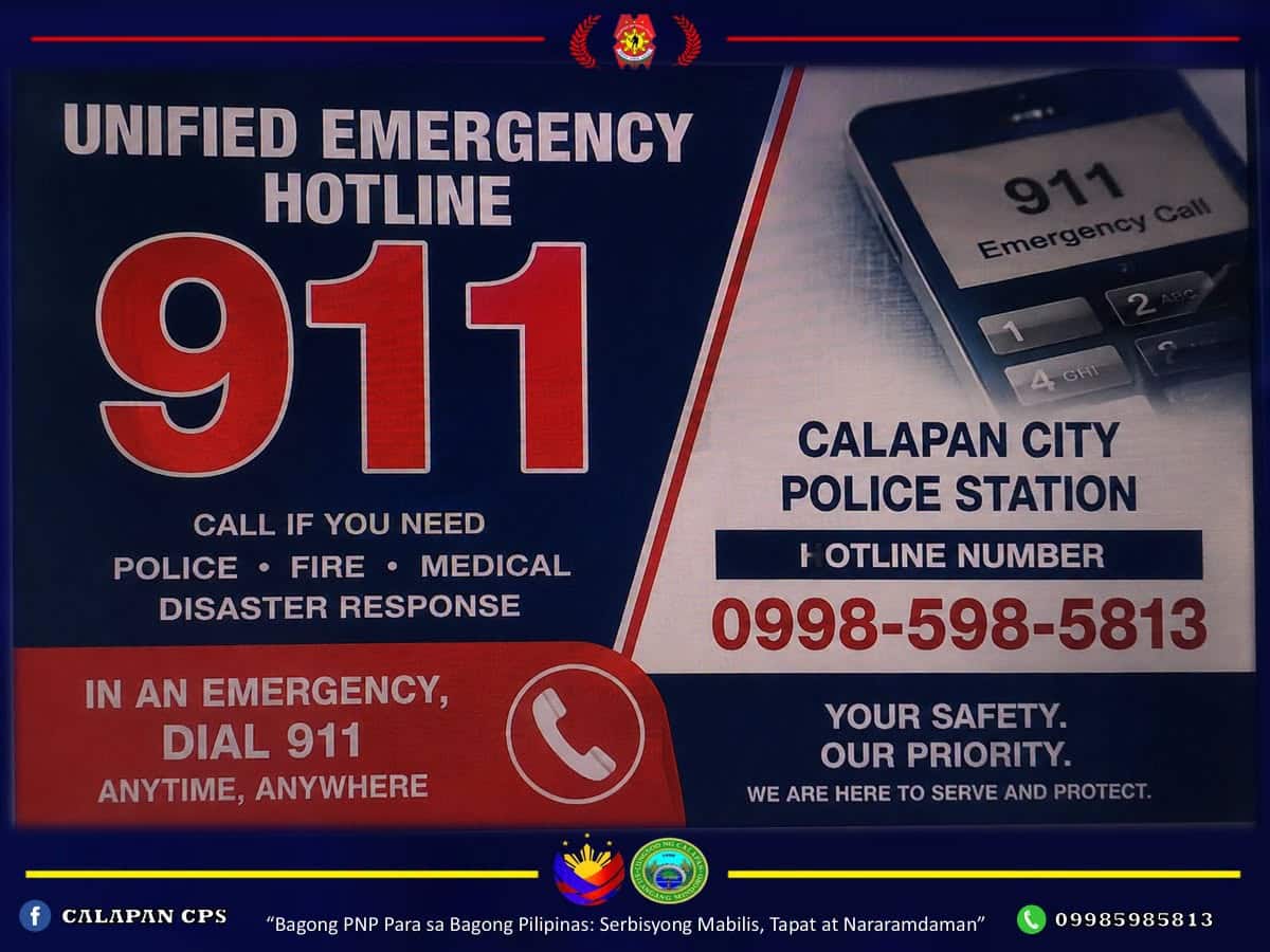 Calapan City to operate Mimaropa’s first 911 emergency hotline
