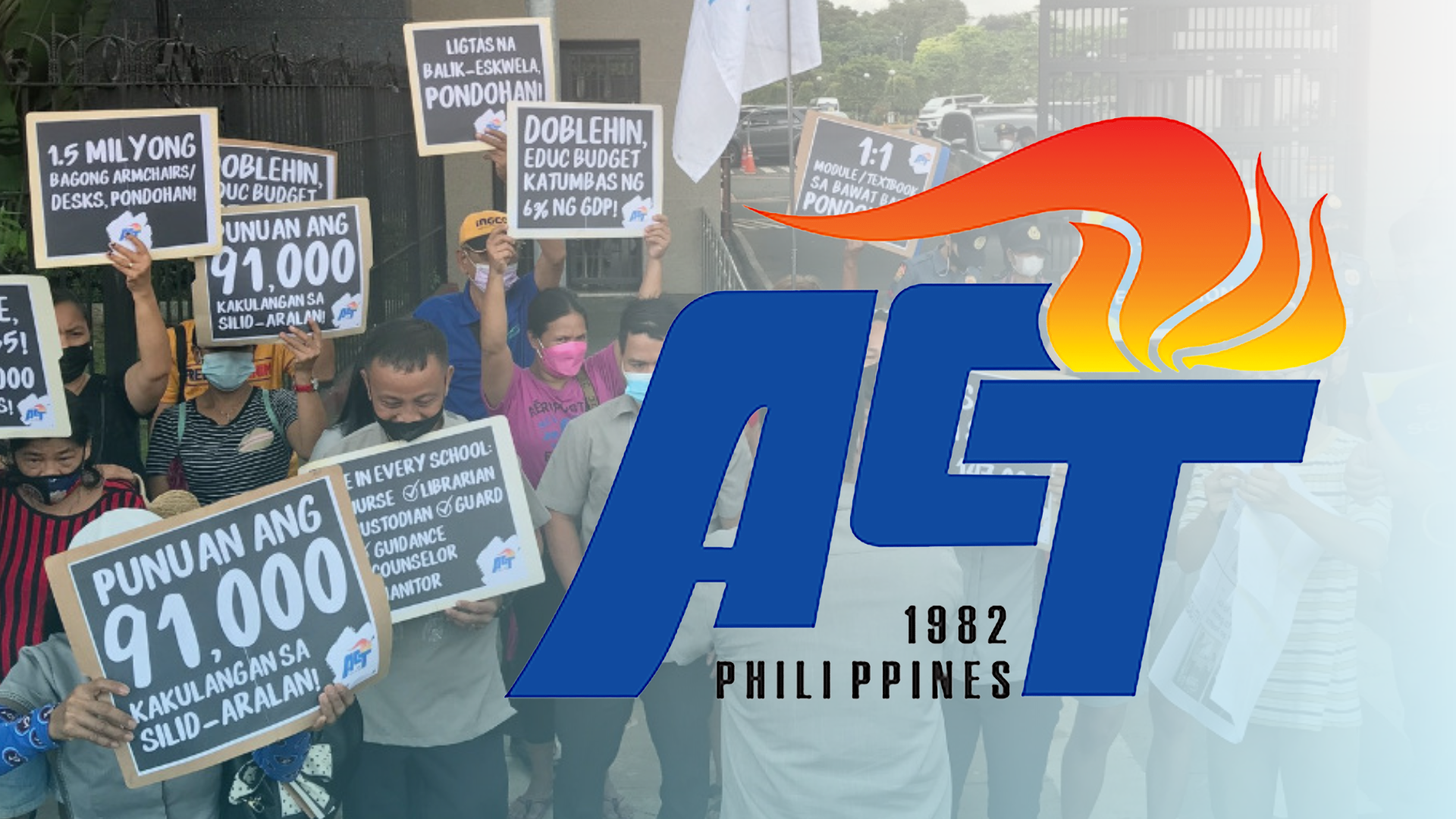 ACT: 16 teachers, students hurt in Malacañang protest dispersal