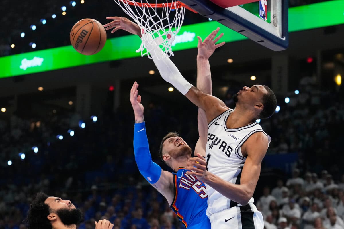 NBA Playoffs Victor Wembanyama Spurs vs Thunder