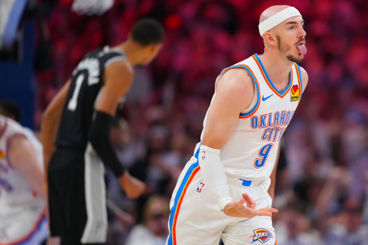 NBA Playoffs Alex Caruso Thunder vs Spurs Game 5 West finals