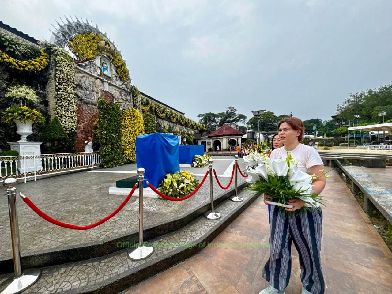 Sara Duterte prays for father’s safe return during Zamboanga visit