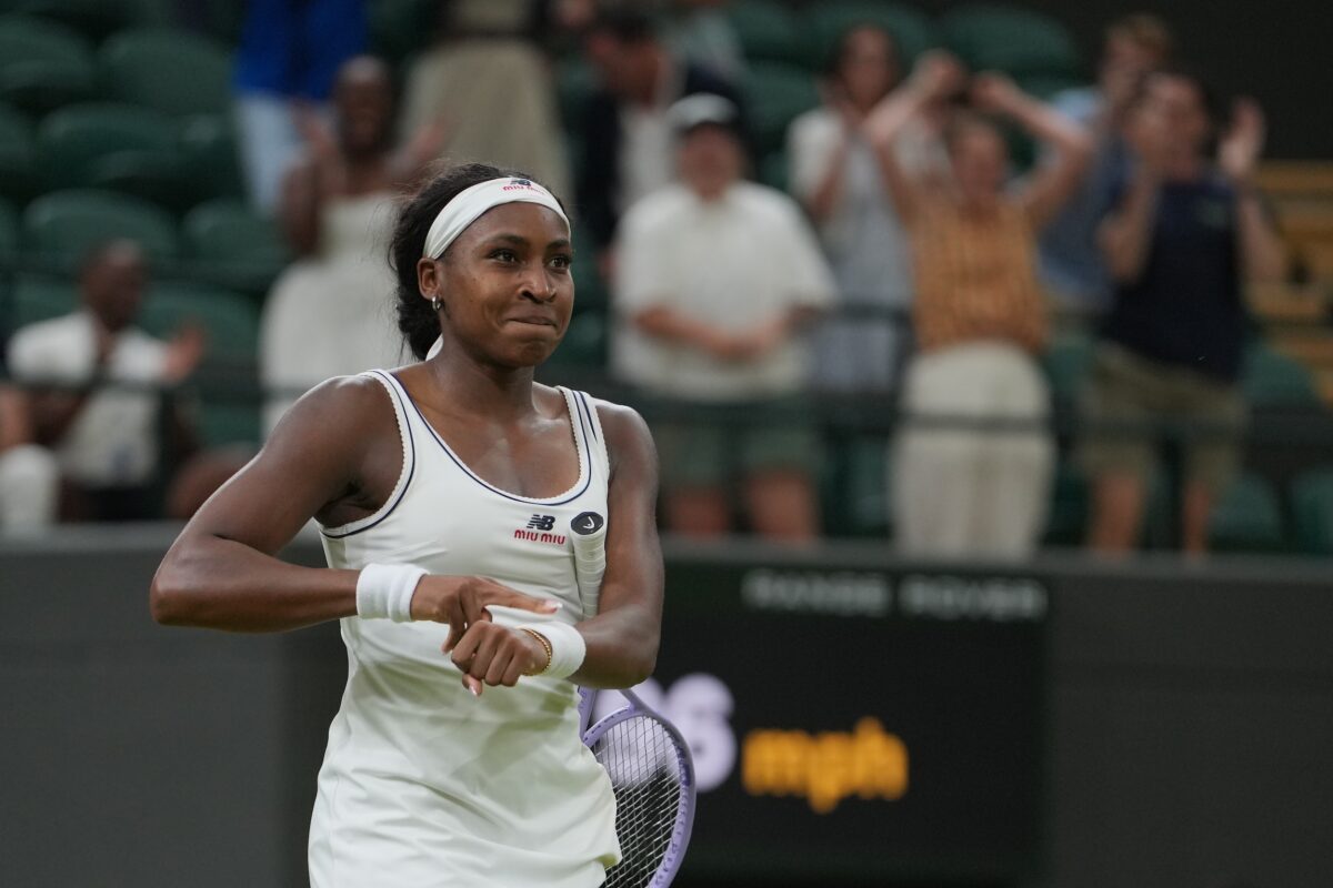 Coco Gauff Wimbledon buzzer-beater vs Belinda Bencic