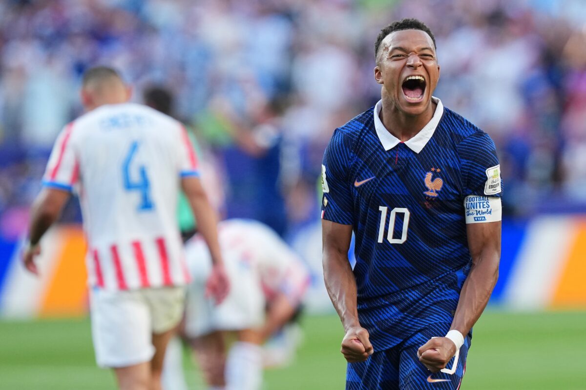 Kylian Mbappe World Cup France vs Paraguay