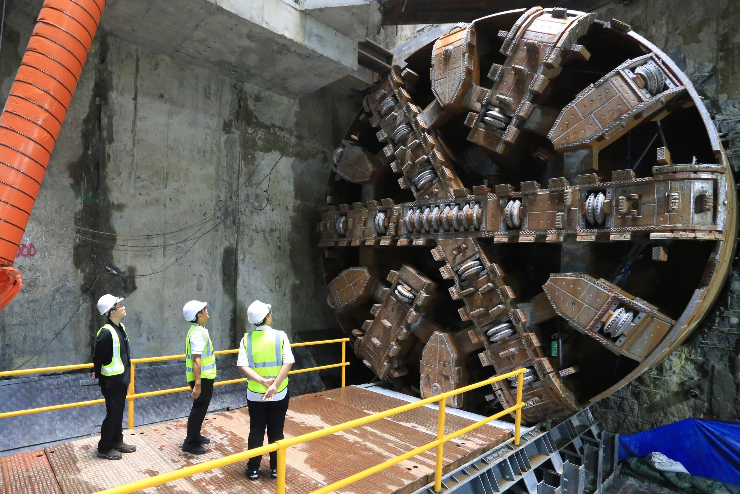 Metro subway project marks first tunnel boring breakthrough