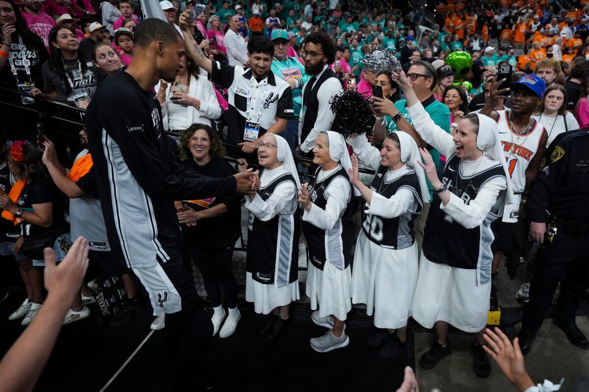 NBA Finals Spurs Nuns