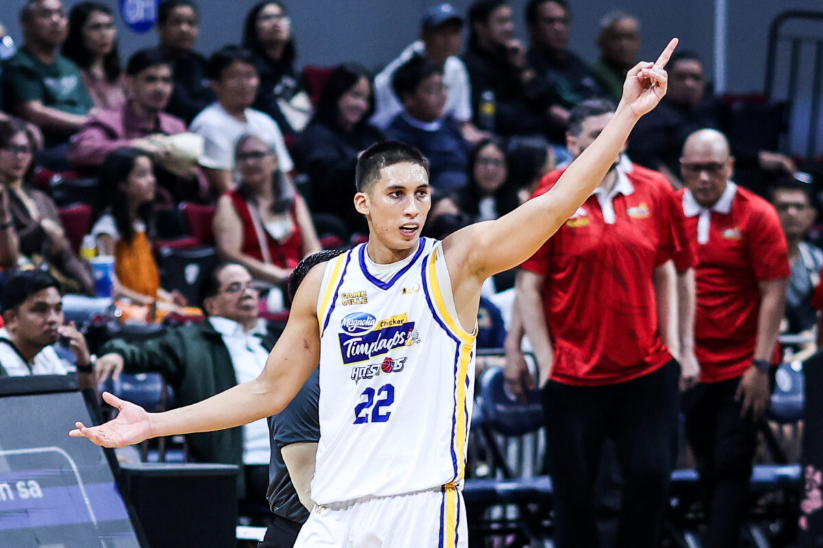 Magnolia Hotshots' Zavier Lucero during a game vs Ran or Shine Elasto Painters in the 2026 PBA Governors' Cup