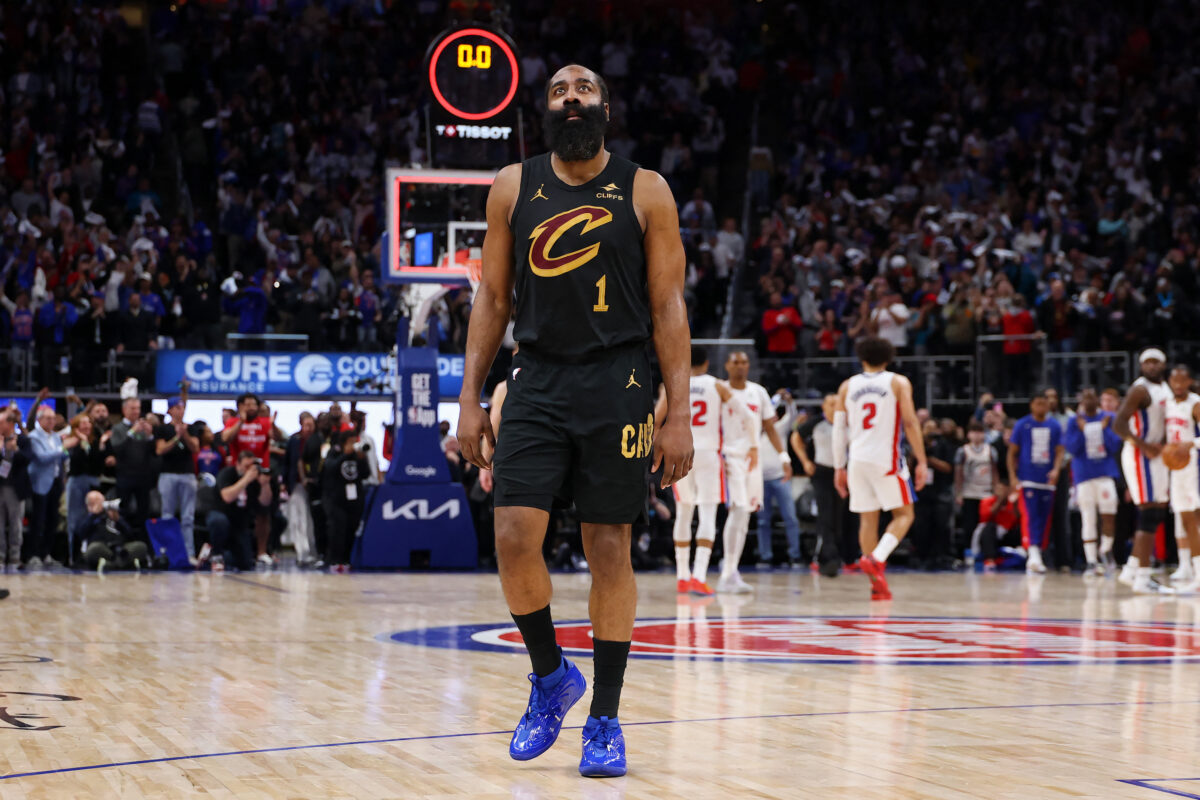 James Harden Cavaliers vs Pistons NBA Playoffs