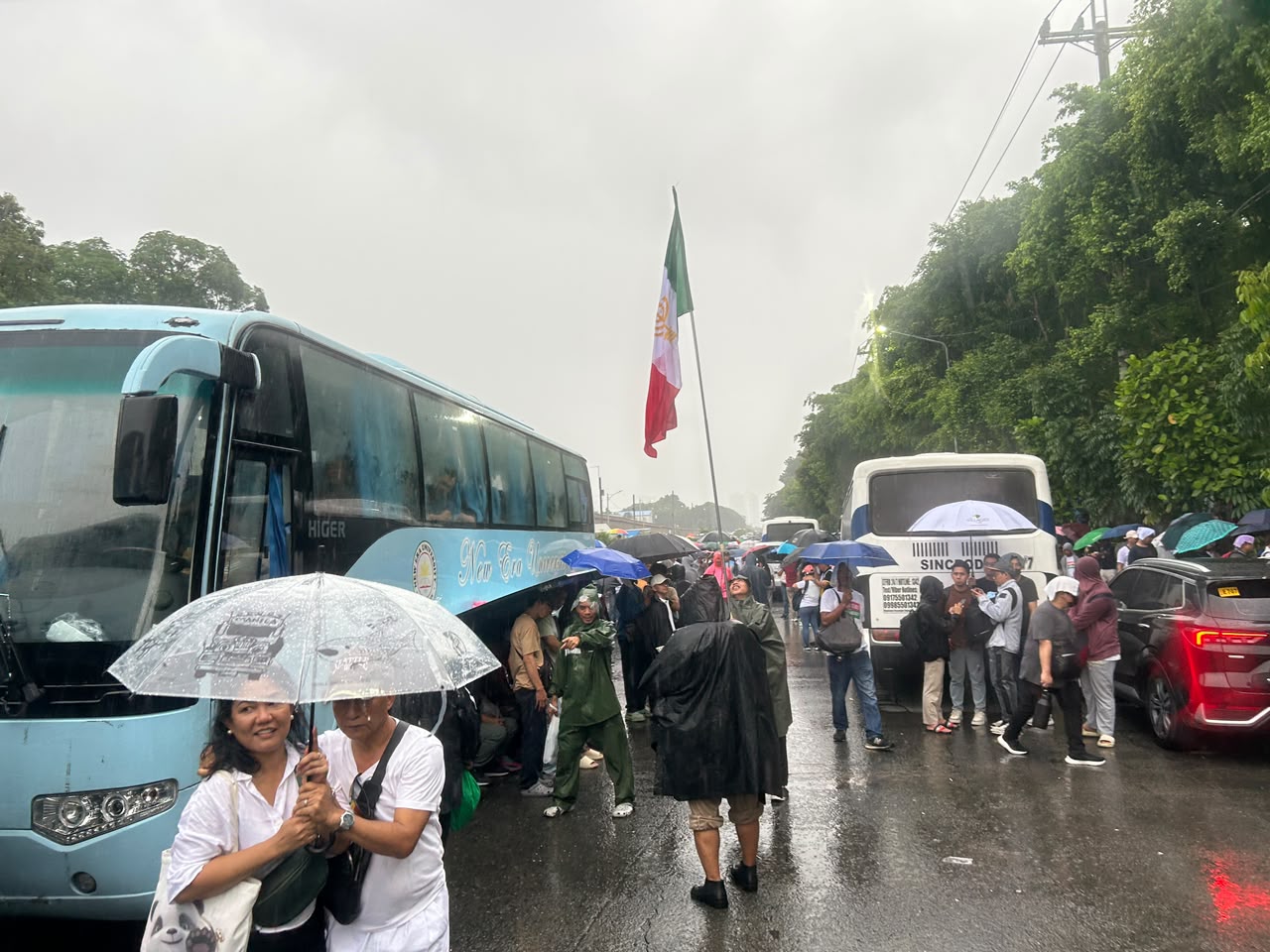 LOOK: People gather near People Power Monument on June 30