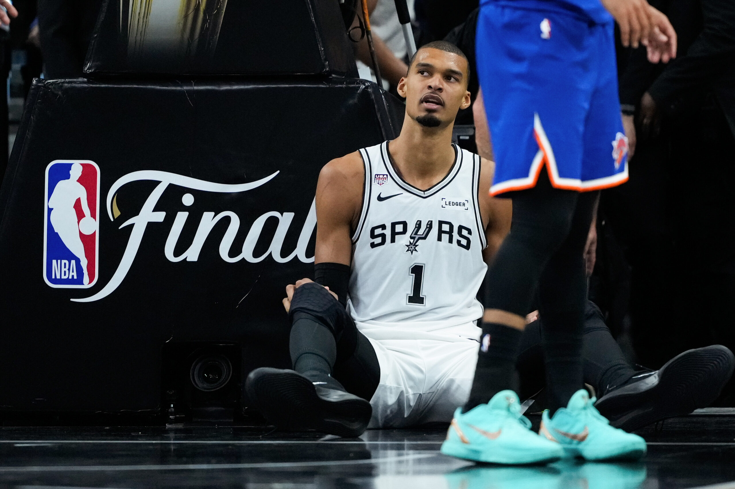 Victor Wembanyama Spurs vs Knicks Game 5 NBA Finals