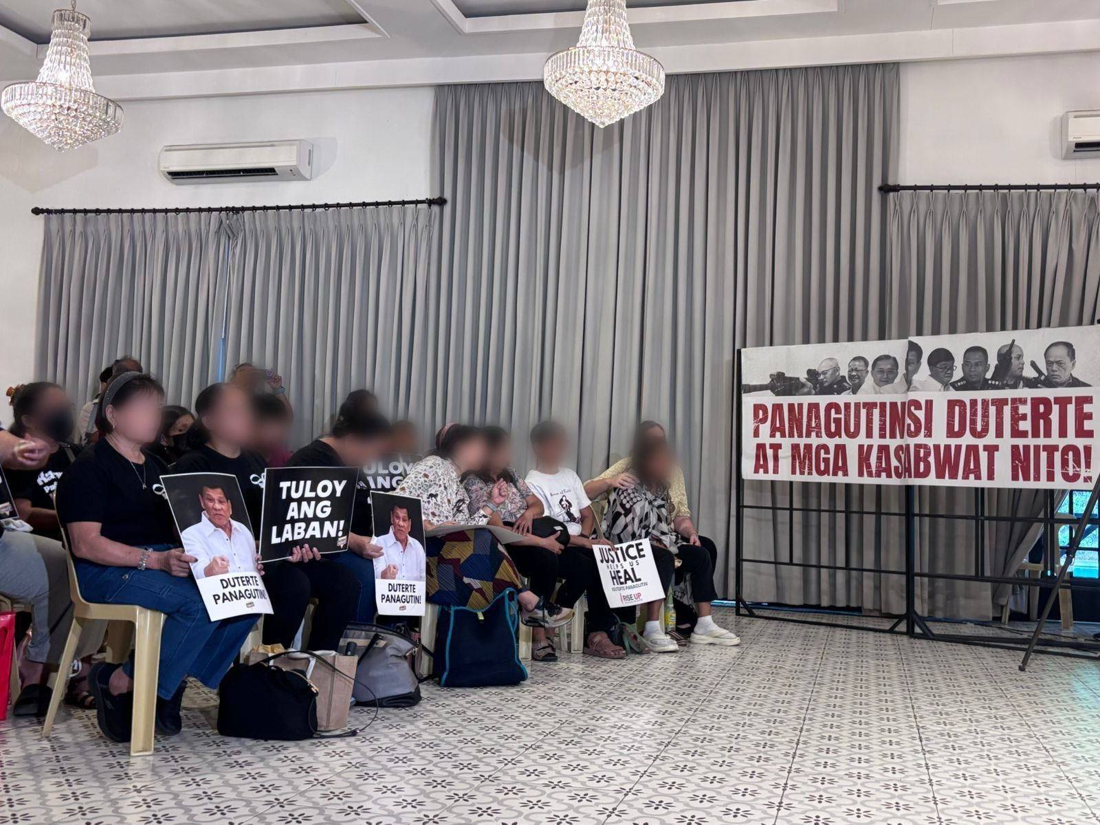 Drug war victims’ kin gather for ICC decision on Duterte’s plea