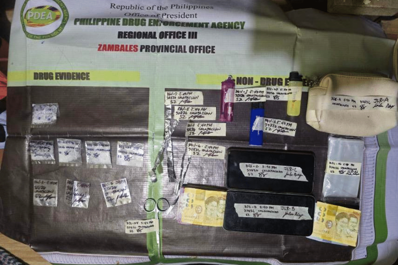 3 nabbed as PDEA dismantles Subic drug den
