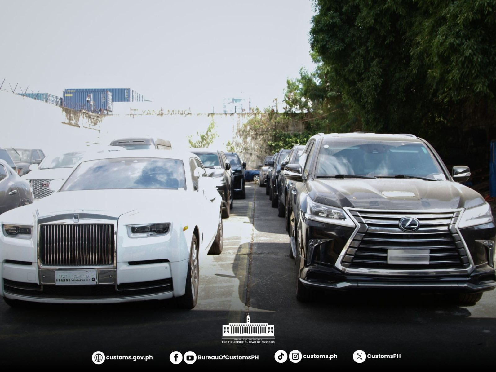 8 seized luxury cars tied to Zaldy Co transferred to BOC compound