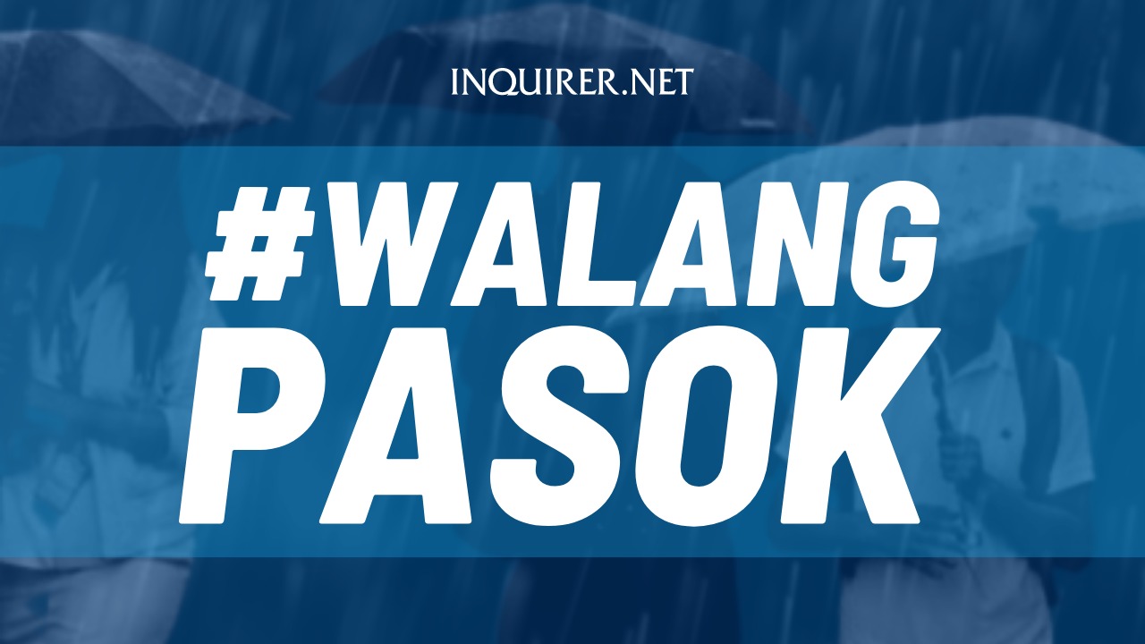 Class suspensions on Aug. 17 (Monday) due to habagat