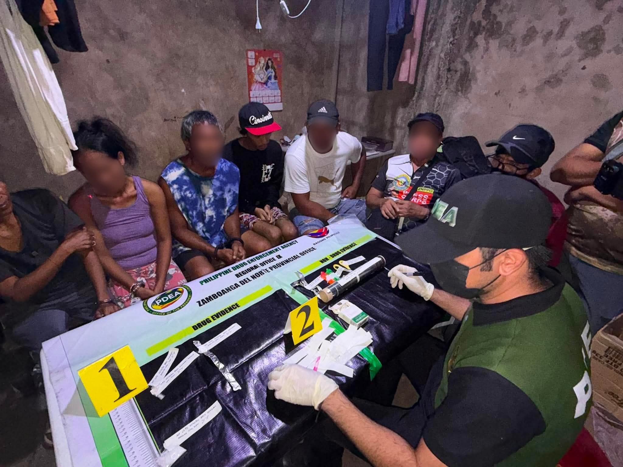 Drug den dismantled in Dipolog City; 4 nabbed
