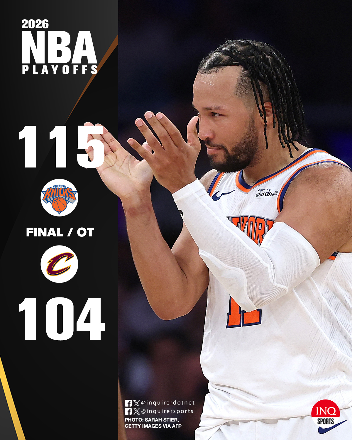 Knicks vs Cavaliers - Eastern Conference Finals Game 1