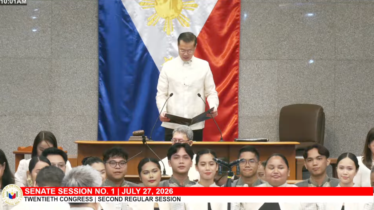 WATCH: SP Gatchalian opens Senate Second Regular Session