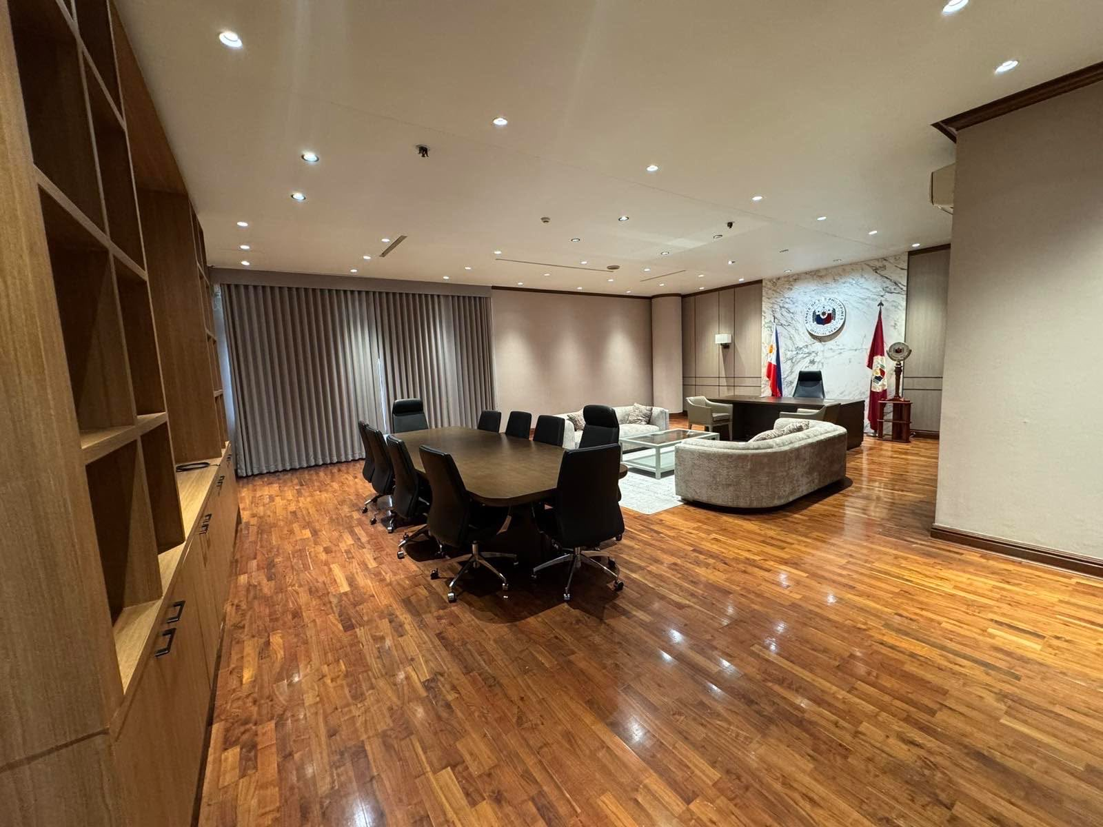 LOOK: Sotto turns over clean office to Gatchalian