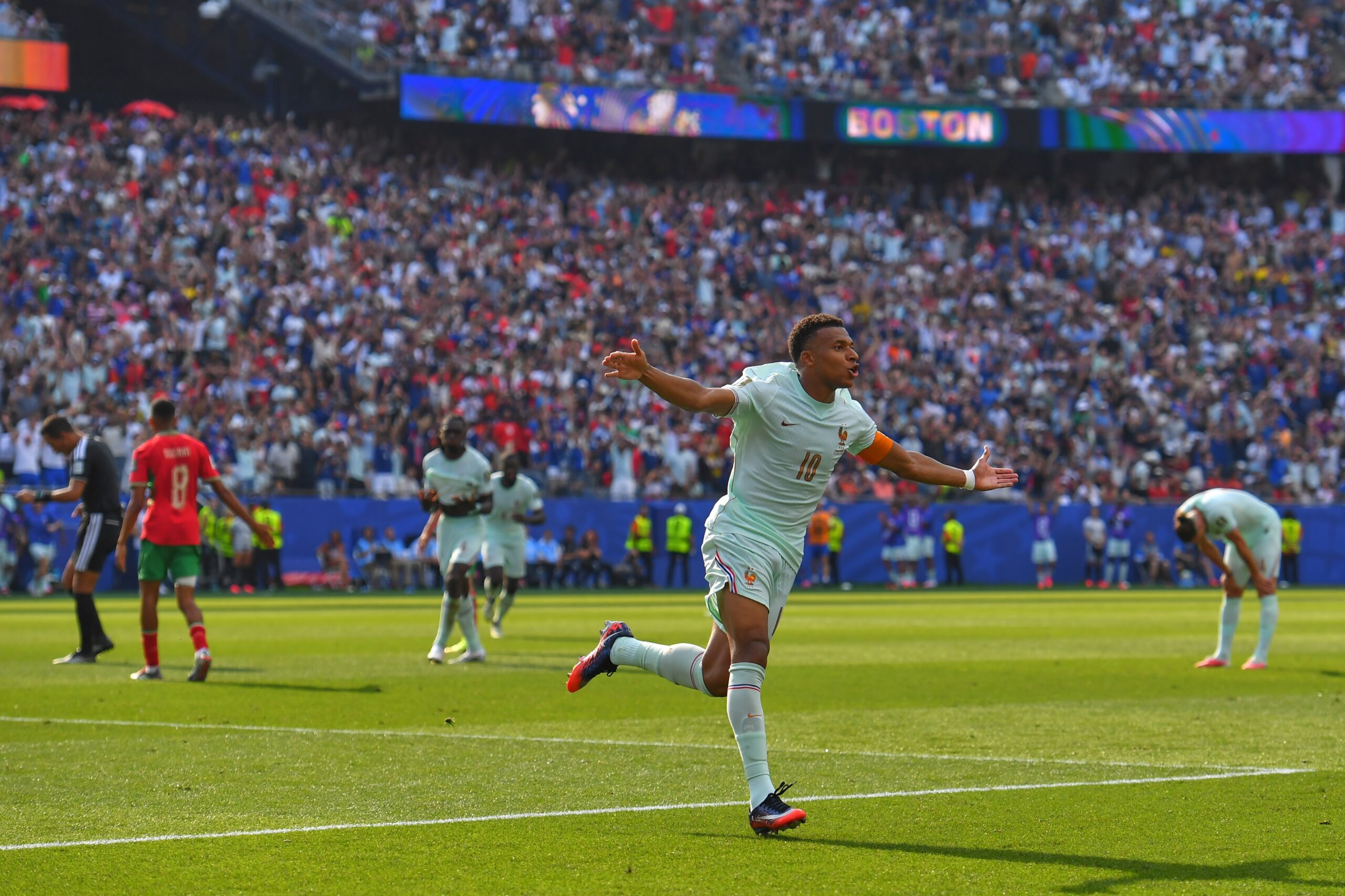 Fifa World Cup Kylian Mbappe France vs Morocco football soccer