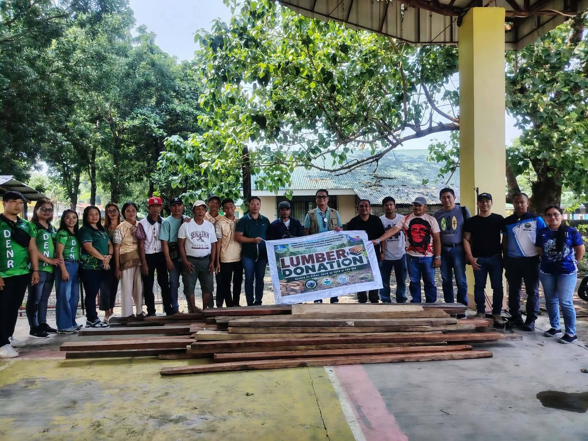 DENR to distribute confiscated lumber to storm-hit Mindoro families
