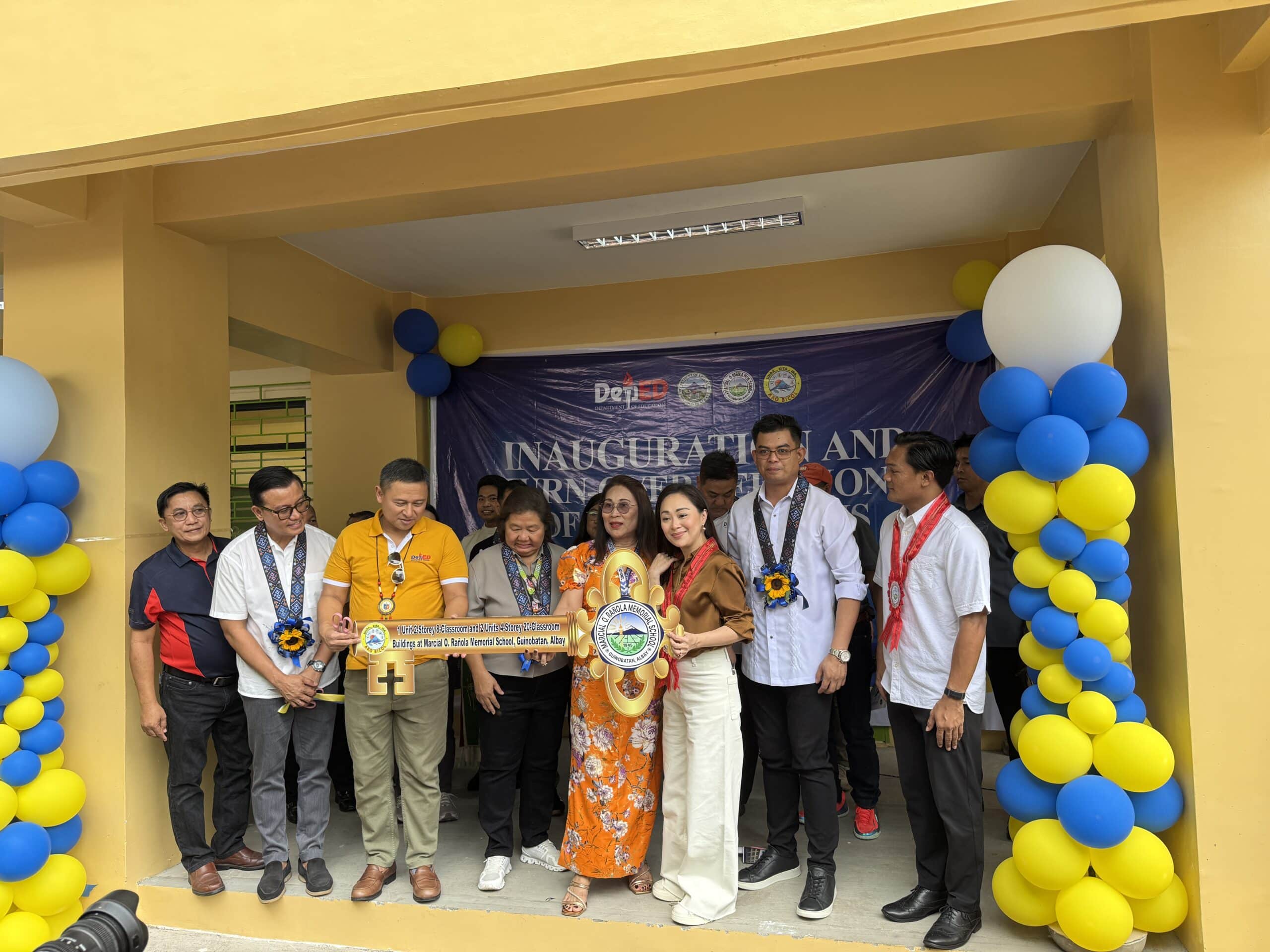 Angara opens 48 classrooms in Albay
