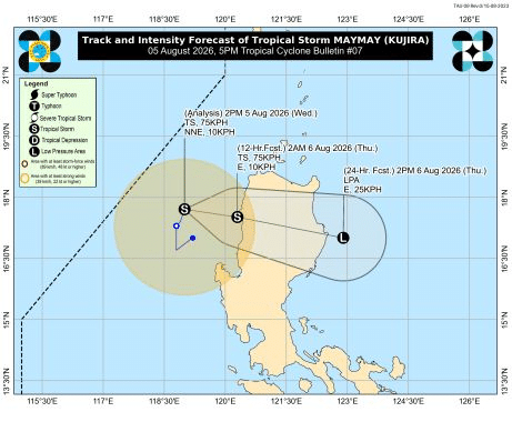 Tropical Storm Maymay update: Signal No. 2 in 8 N. Luzon areas