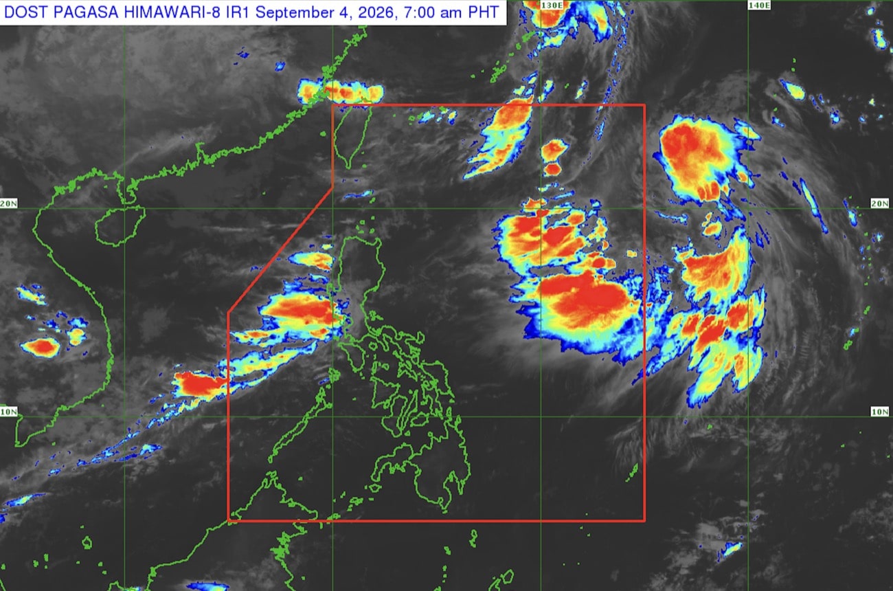 Pagasa: Habagat rains to drench parts of Luzon on Friday, Sept. 4