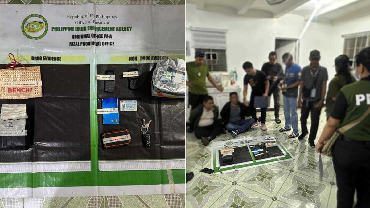 PDEA seizes P6.8 million shabu in Cavite; 2 suspects arrested