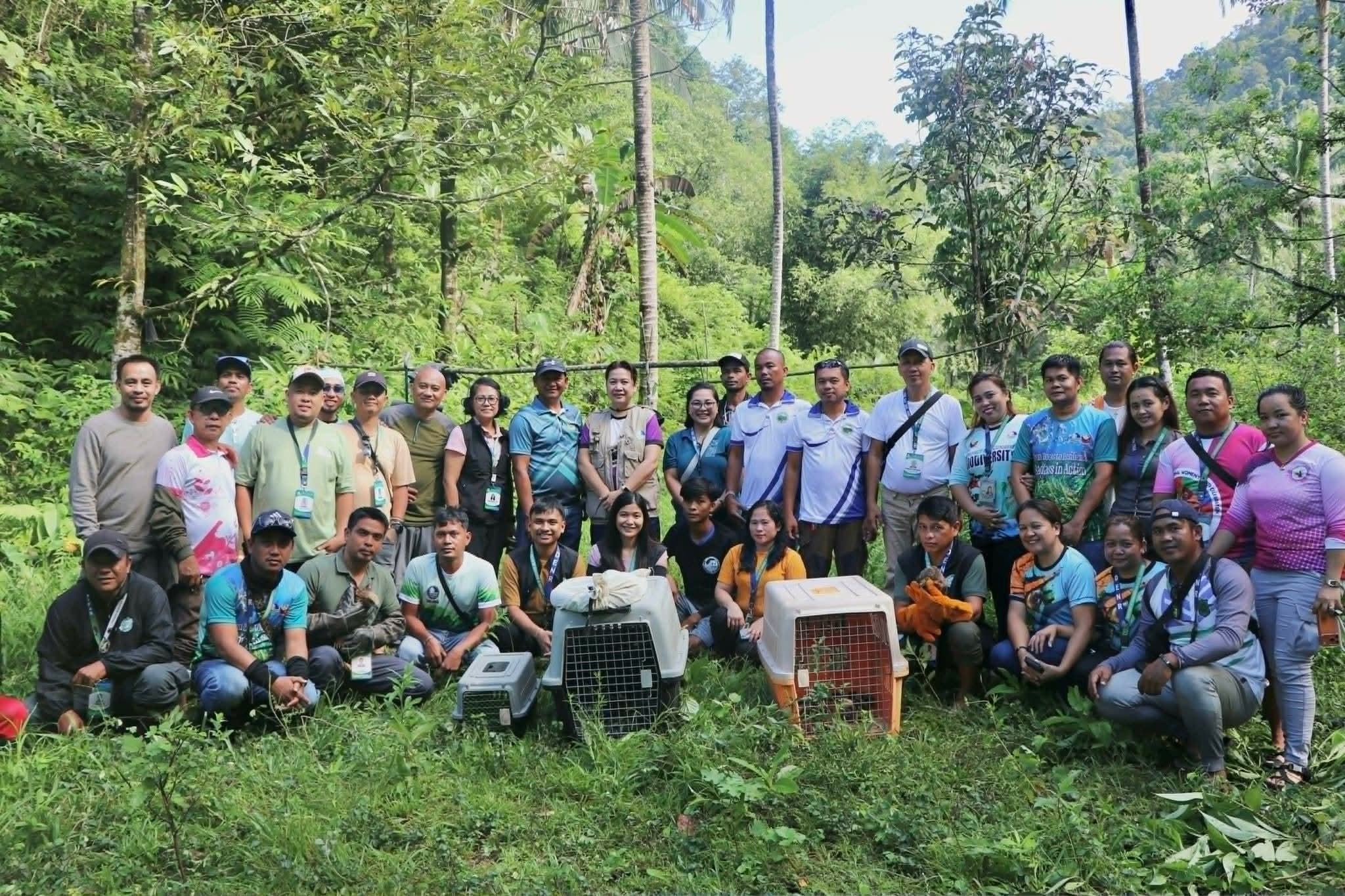 8 wildlife returned to Zamboanga Sibugay forest 