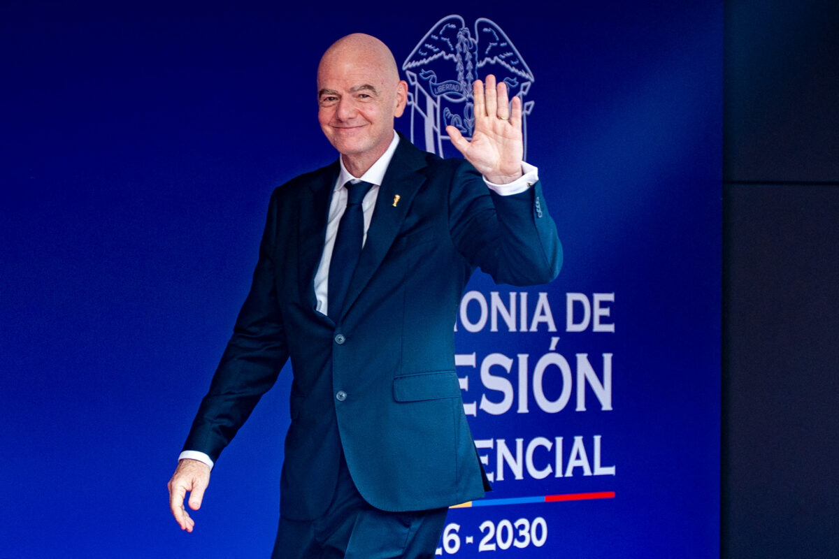 Fifa president Gianni Infantino