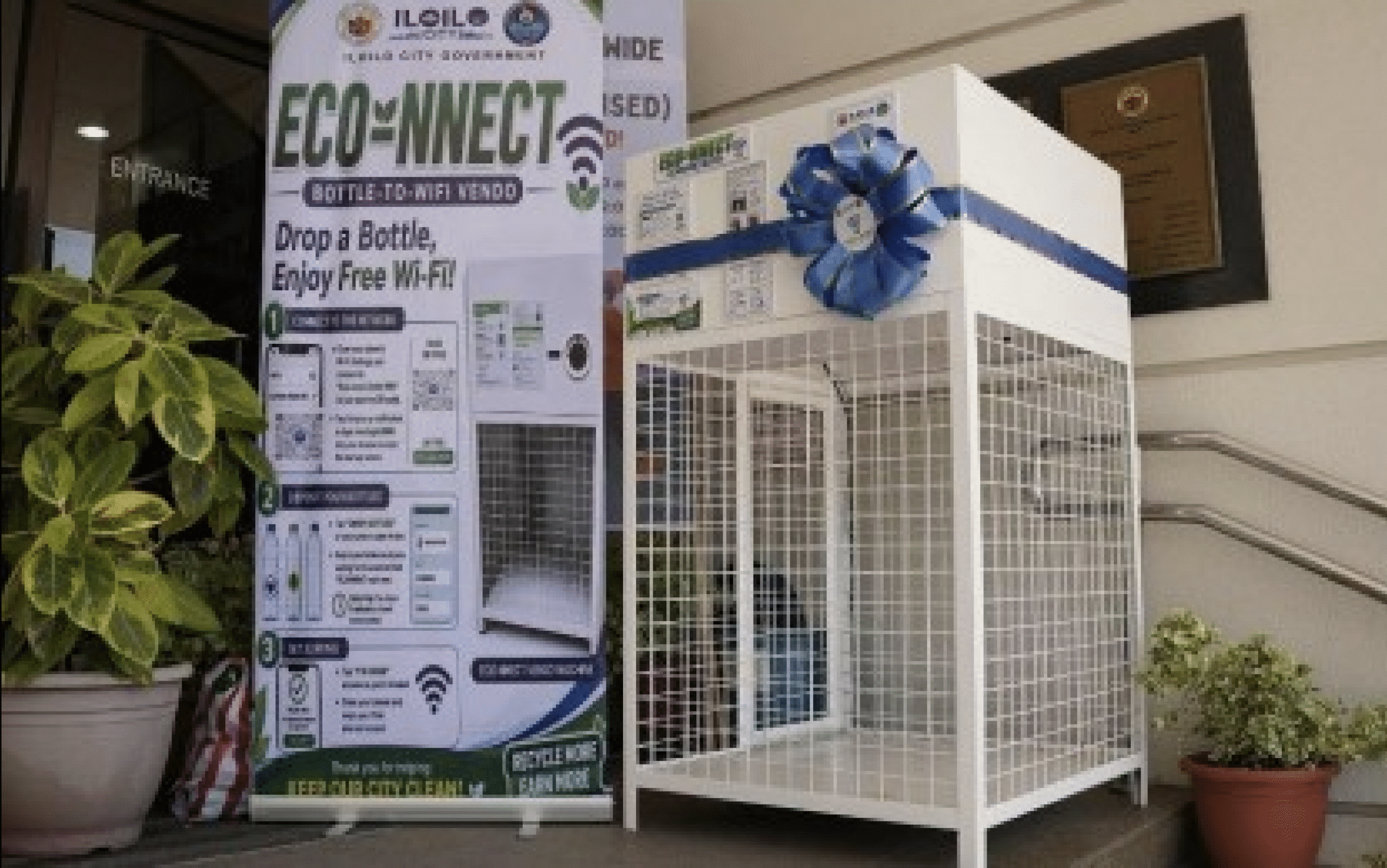 Iloilo City turns plastic bottles into free WiFi via recycling drive