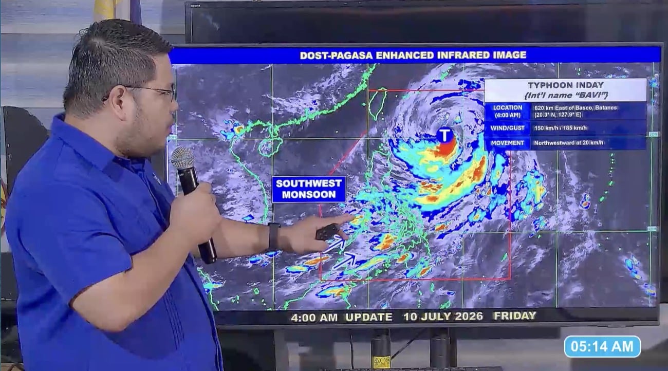 Typhoon Inday: Wind signals hoisted in more areas in Northern Luzon