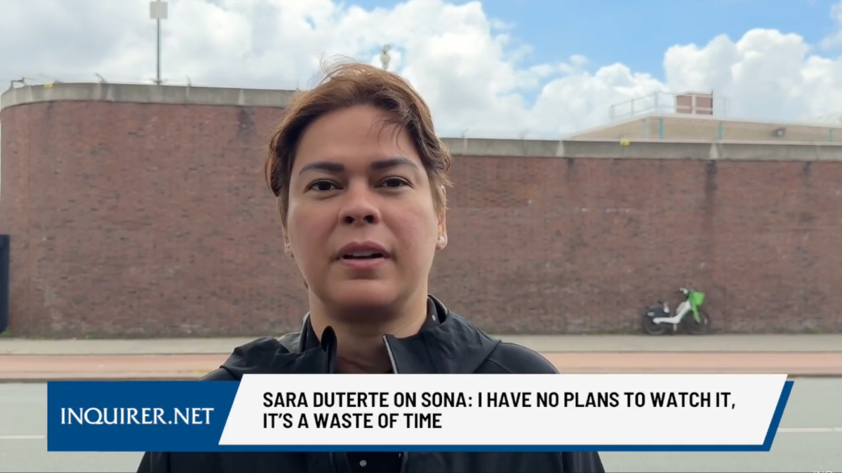 WATCH: Duterte dismisses Marcos’ fifth Sona as ‘waste of time’