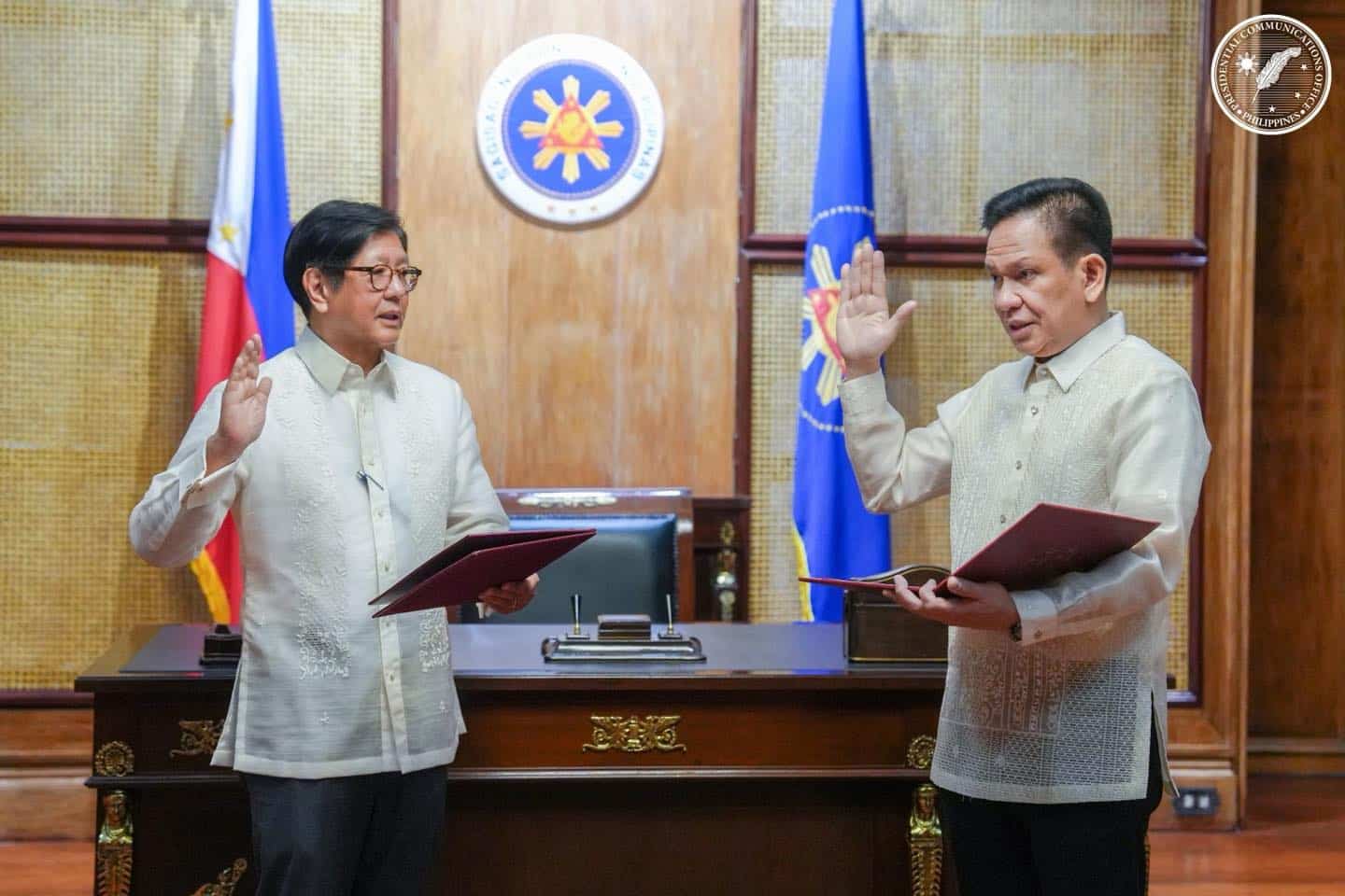 Mel Sarmiento takes oath as Marcos’ presidential peace adviser