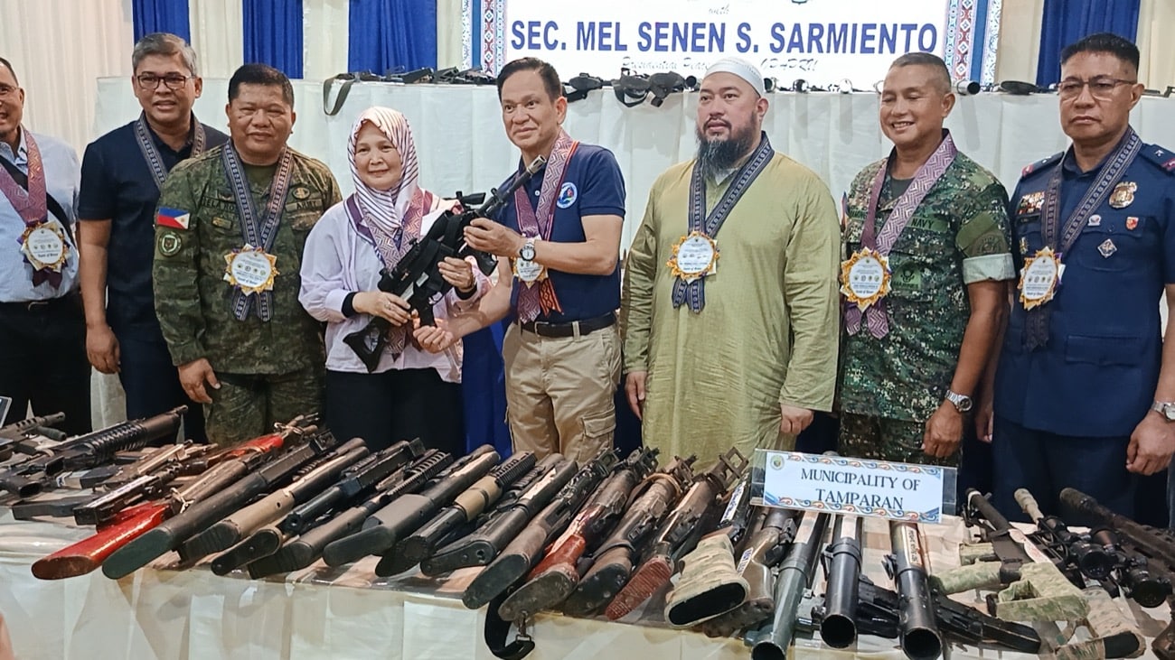 108 firearms surrendered to military in Lanao del Sur