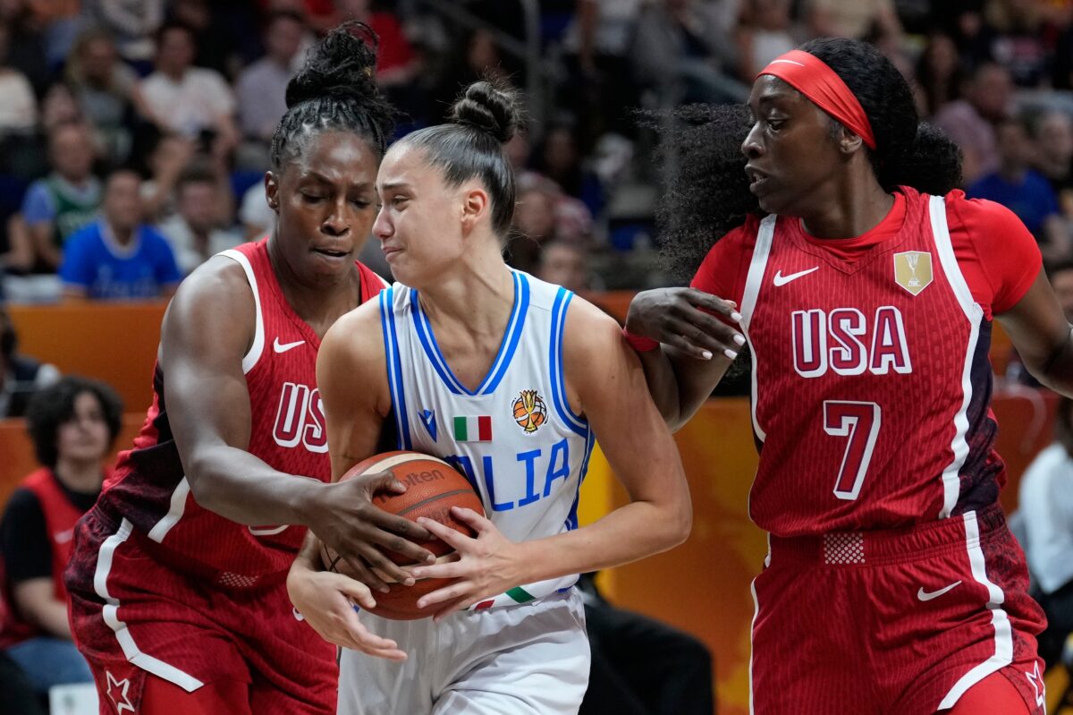 Fiba Women's World Cup Chelsea Gray USA vs Italy