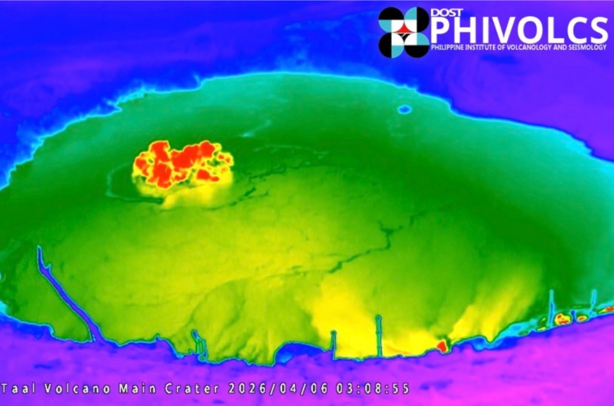 Weak phreatic burst recorded at Taal Volcano