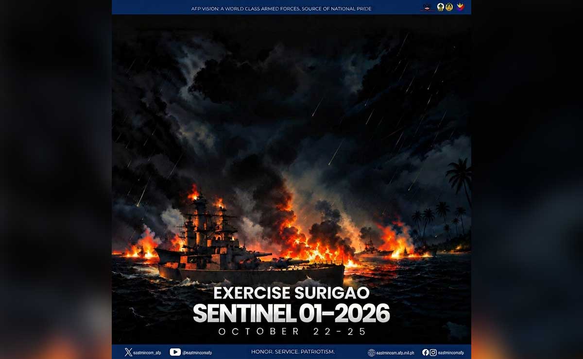 Military war games lunched in Dinagat Islands
