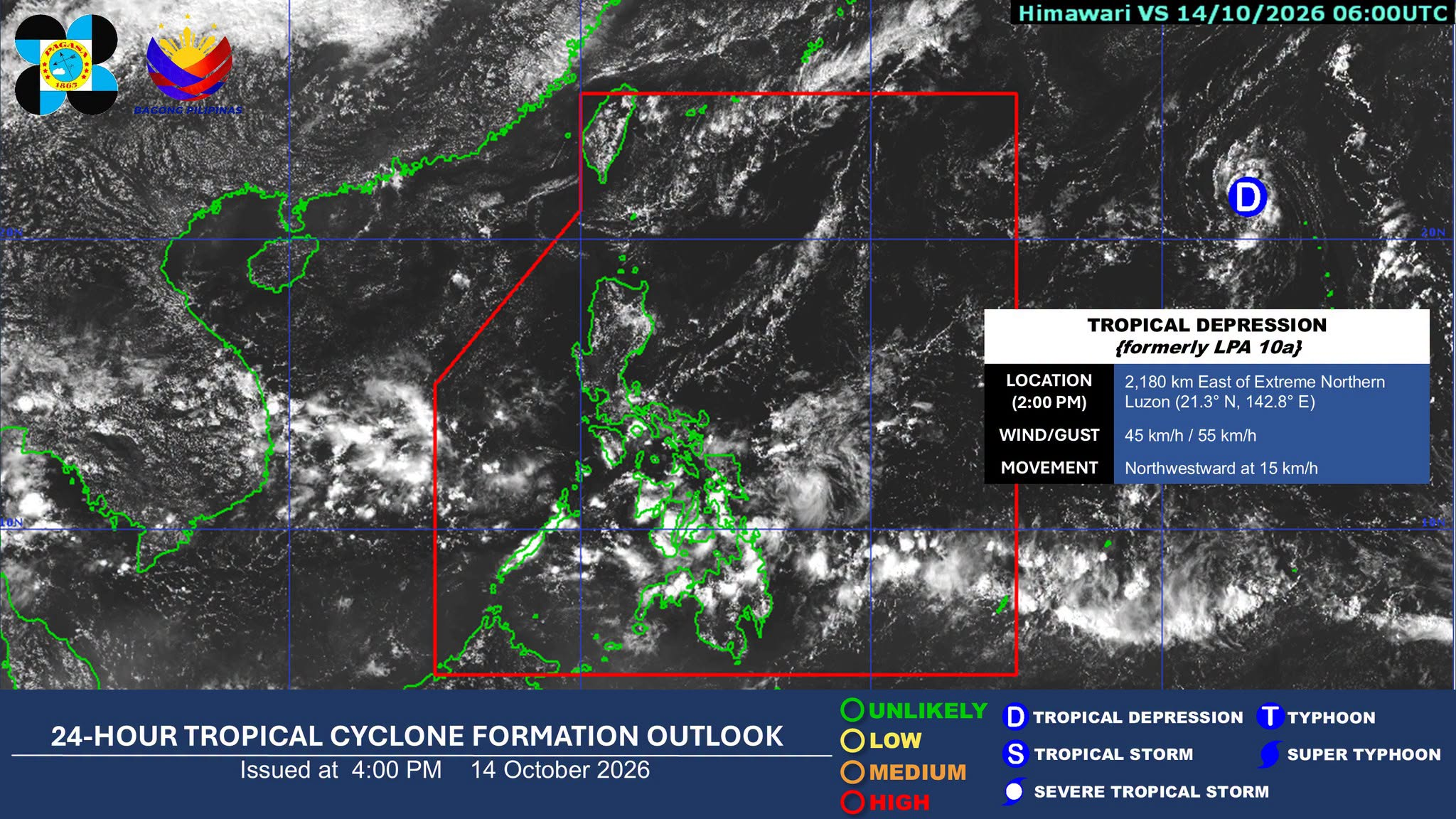 Thursday rains expected in parts of PH due to ITCZ, northeasterly wind