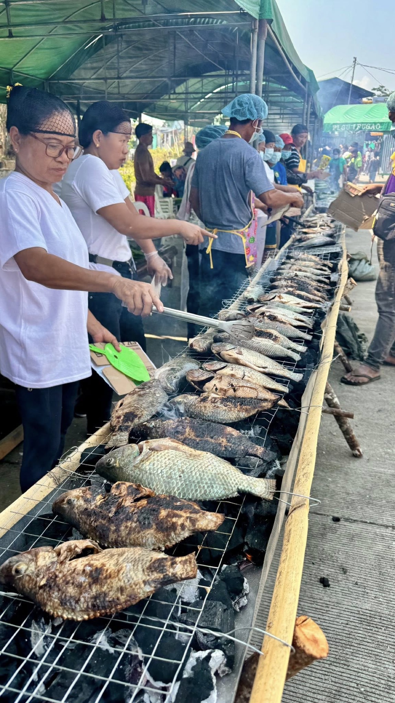 400 kilos of tilapia grilled during Rambakan Festival in Lamut, Ifugao